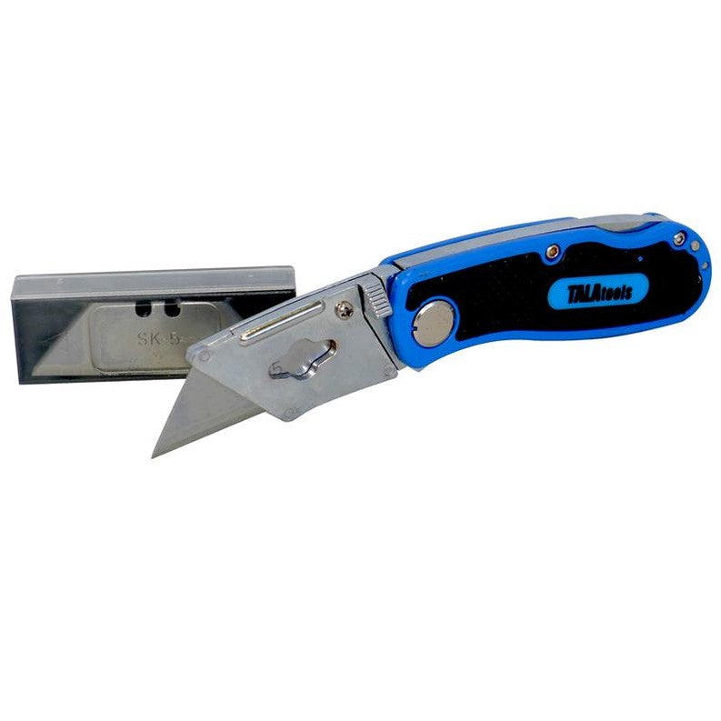 TALAtools Folding Utility Knife with 5 Blades