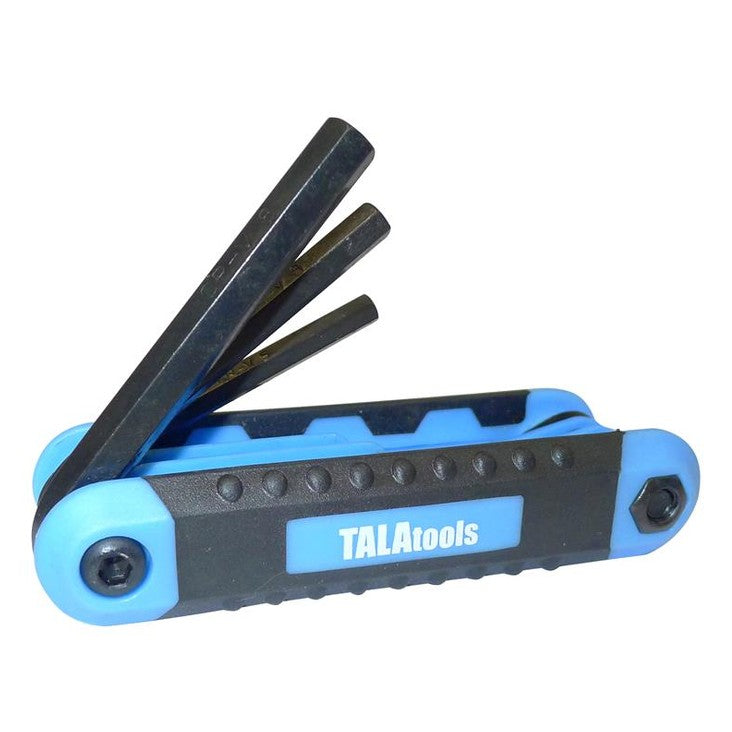TALAtools Metric Folding Hexagon Key Set, 8 Piece