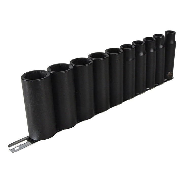 Teng 1/2in Drive 9126 Deep Impact Socket Set, 10 Piece