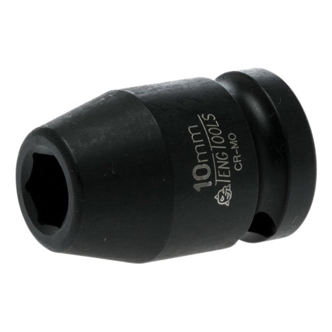 Teng Impact Socket Hexagon 6-Point 1/2in Drive 10mm