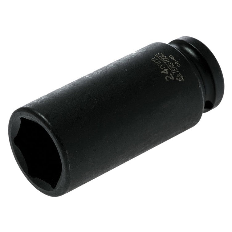 Teng Deep Impact Socket Hexagon 6-Point 1/2in Drive 24mm