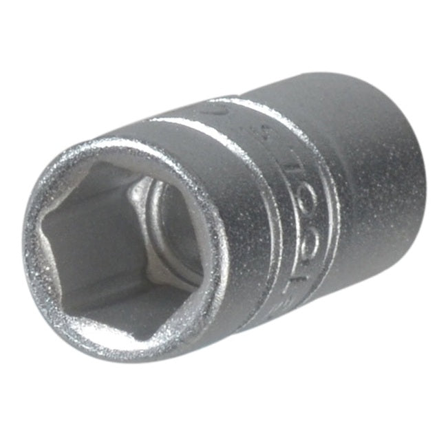 Teng Hexagon Socket 6 Point Regular 1/4in Drive 8mm