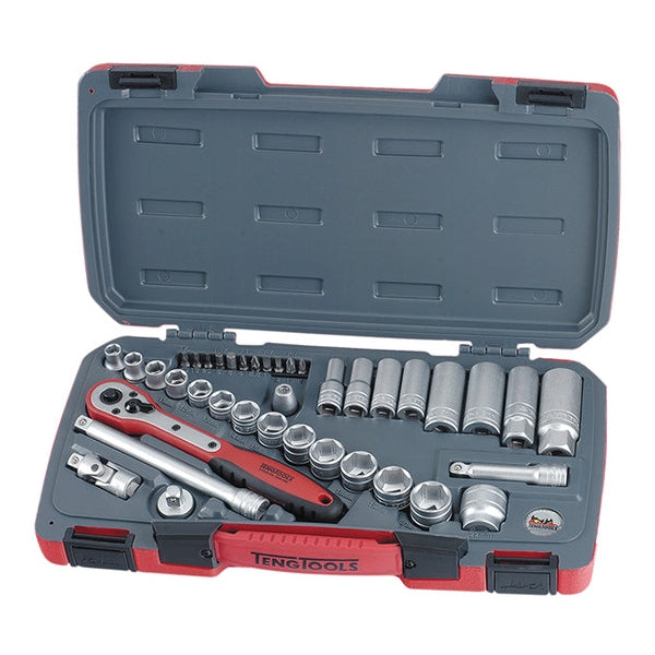 Teng T3839 Socket Set of 39 Metric 3/8in Drive - Watson Hire