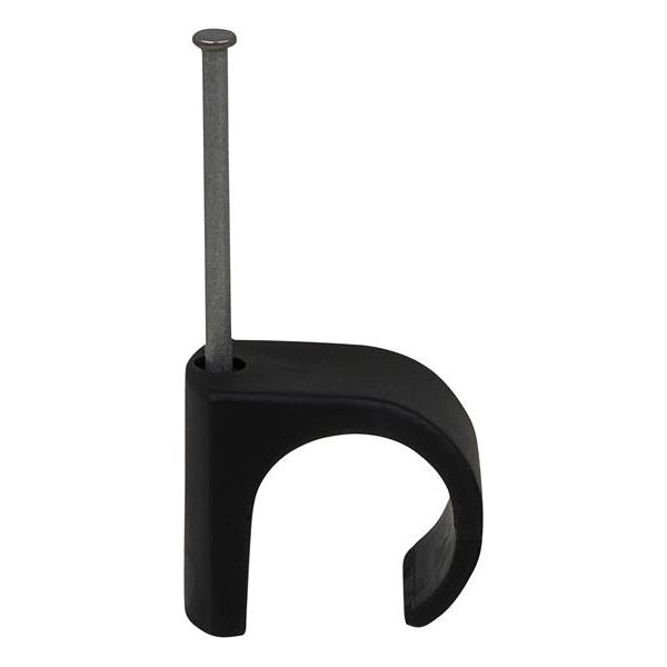 Tillex® Cable Clip Round 18-22 Black 2.0 x 55mm Box 100