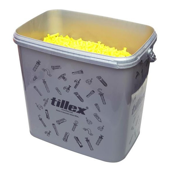 Tillex® Yellow Collar Plug 5.5 x 25mm Tub 7000