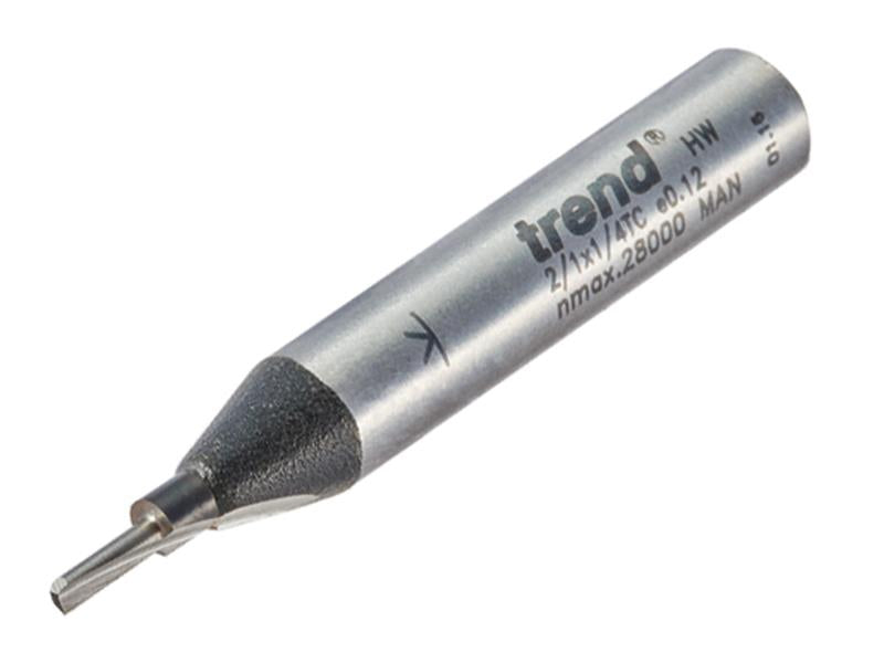 Trend 2/1 x 1/4 TCT Single Flute Cutter 1.6 x 5.0mm