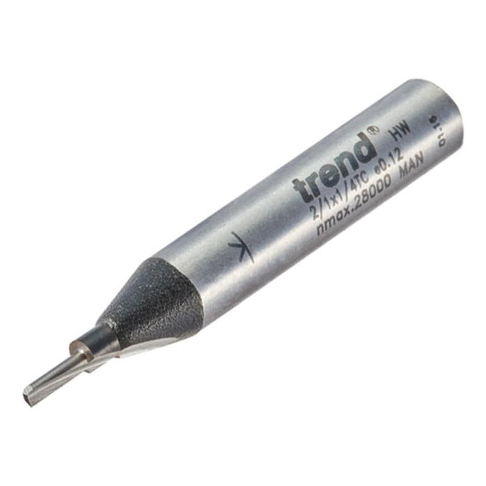 Trend 2/1 x 1/4 TCT Single Flute Cutter 1.6 x 5.0mm - Watson Hire