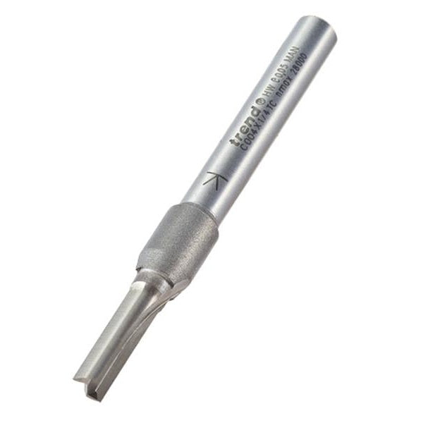 Trend C004 x 1/4 TCT Two Flute Cutter 5.0 x 16.0mm