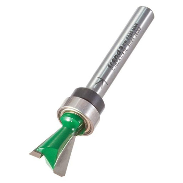 Trend C162 x 1/4 TCT Dovetail Cutter 104° 12.7 x 12.7mm