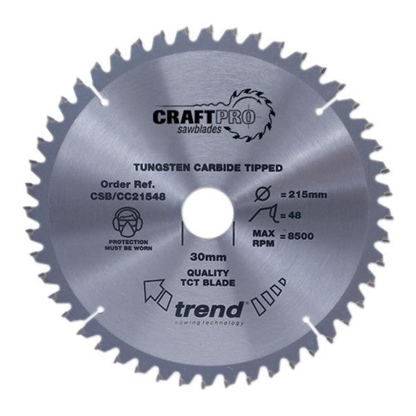Trend CSB/CC30524 CraftPro Mitre Saw Blade 305 x 30mm x 24T
