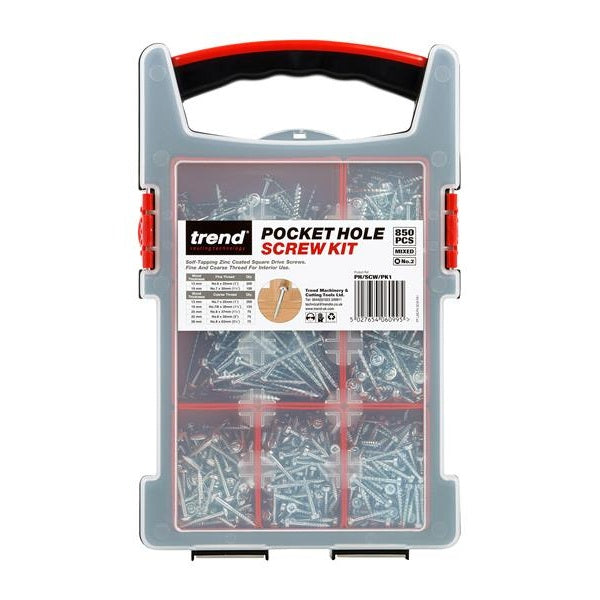 Trend Pocket Hole Screw Selection, 850 Piece