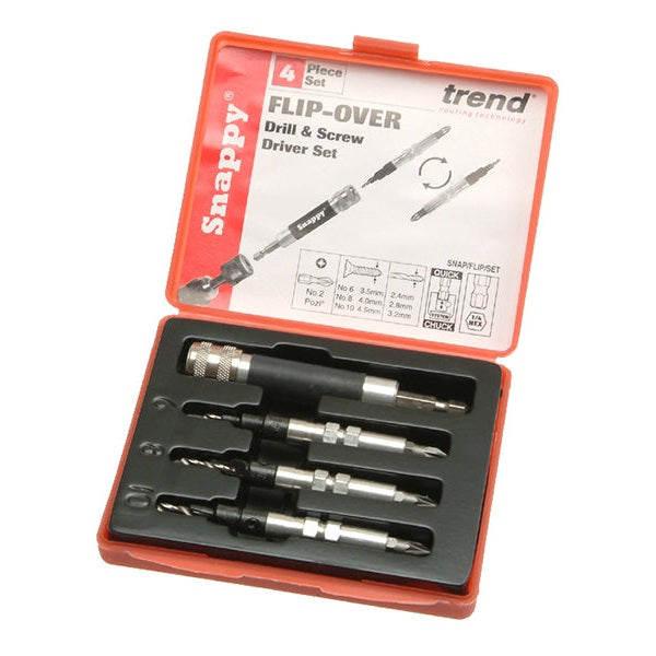 Trend SNAP/FLIP/SET Flip Driver Set, 4 Piece