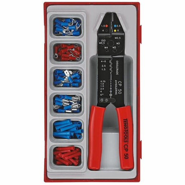 TENG TOOL CRIMPING PLIER SET 121 PIECES