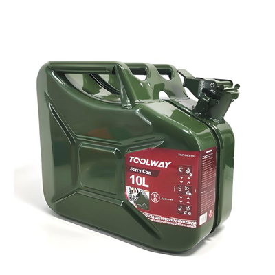 TOOLWAY 10L METAL JERRY CAN