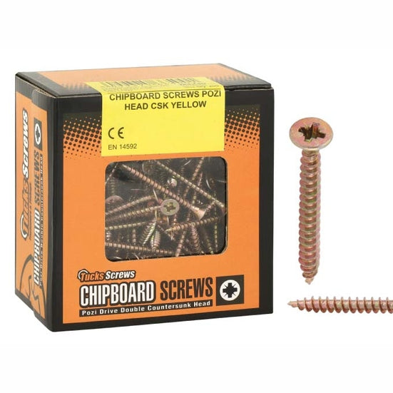 M4.5X60 YELLOW POZI CHIPBOARD SCREW 200BOX FT