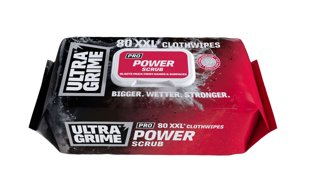 ULTRA GRIME SUPER SIZE WIPES 100 PK (RED)