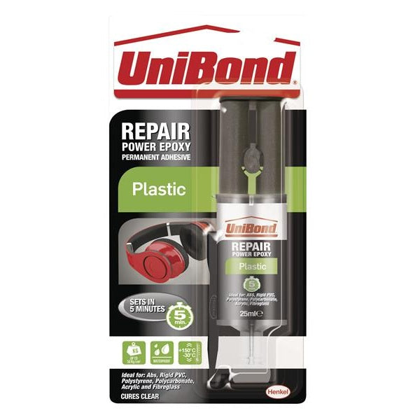 UniBond Repair Power Epoxy Plastic 25ml