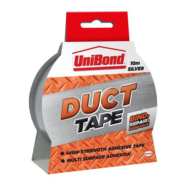 UniBond DIY Duct Tape Silver 50mm x 10m