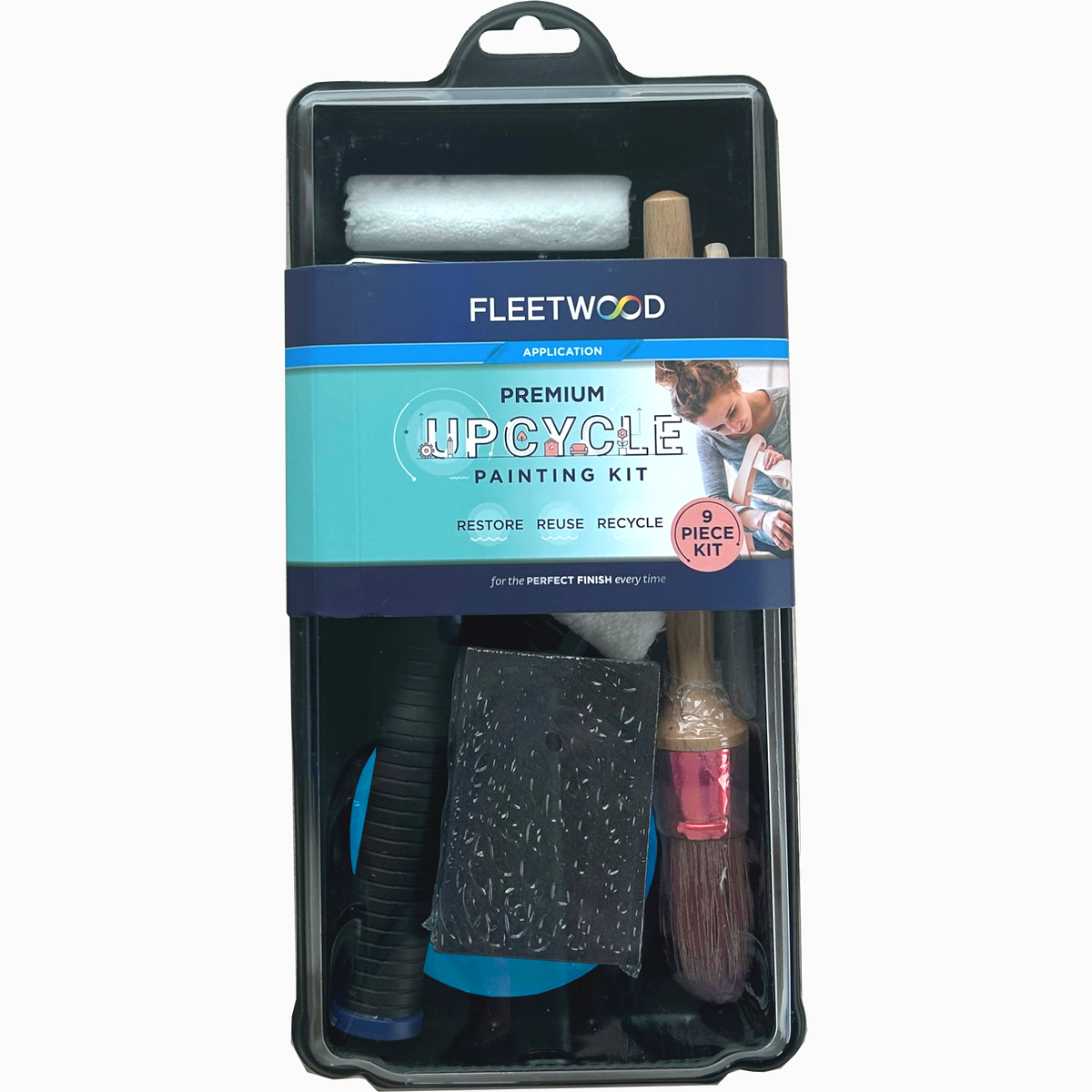 FLEETWOOD 4" UPCYCLE PAINTING KIT 9PK