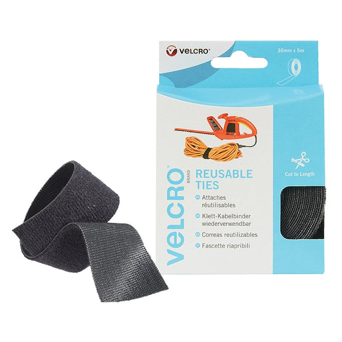 VELCRO® Brand VELCRO® Brand ONE-WRAP® Reusable Ties 30mm x 5m Black