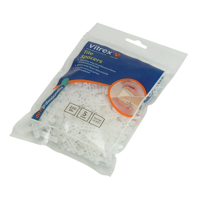 Vitrex Floor Tile Spacers 4mm (Pack 250)