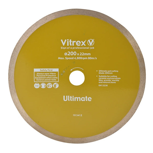 Vitrex Ultimate Diamond Blade 200mm