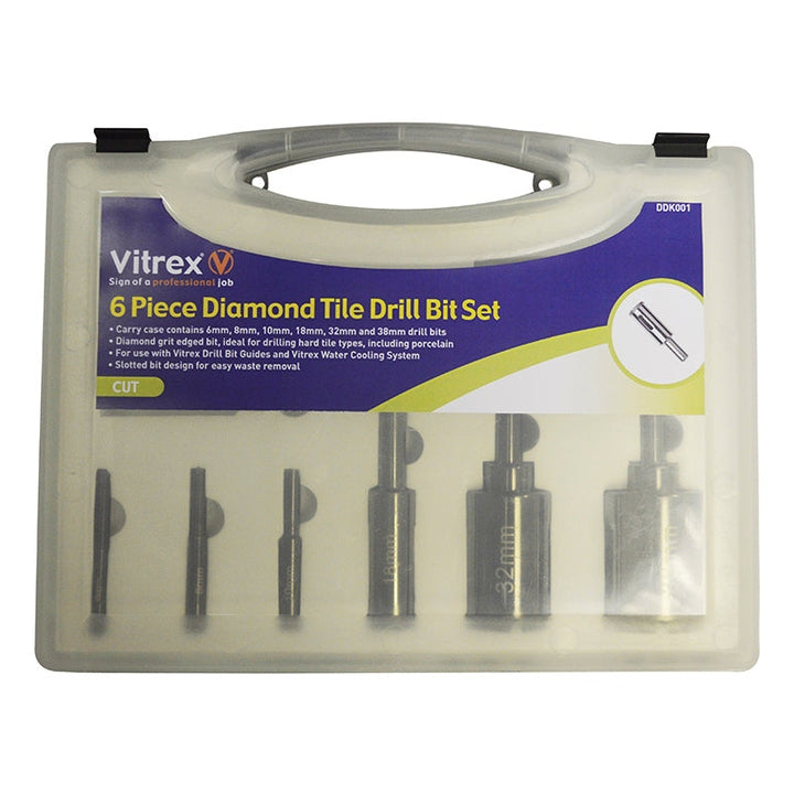 Vitrex DDK001 Porcelain Drill Kit, 6 Piece