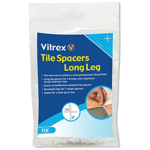 Vitrex Long Leg Spacer 2mm (Pack 2000)