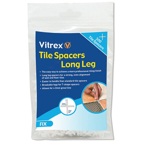 Vitrex Long Leg Spacer 3mm (Pack 500)