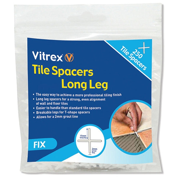 Vitrex Long Leg Spacer 4mm (Pack 250)