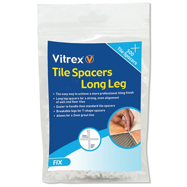 Vitrex Long Leg Spacer 4mm (Pack 500)