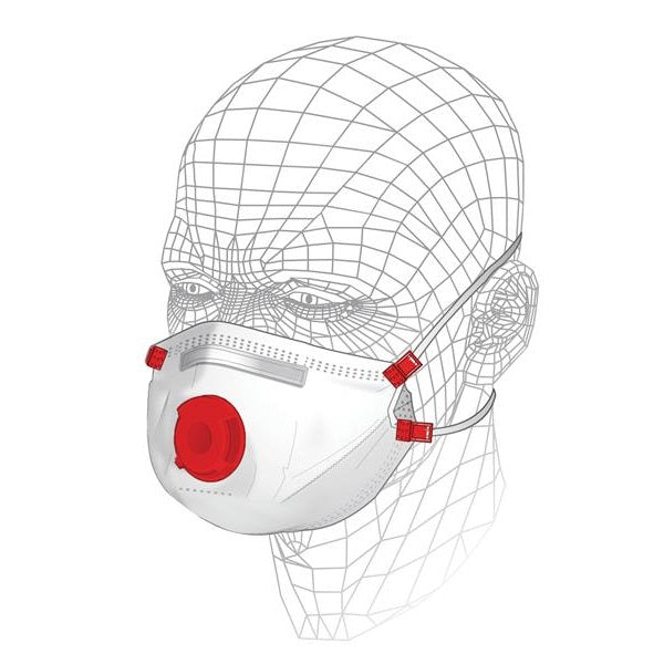 Vitrex Premium Valved Multipurpose Respirator P3 (Pack 3)