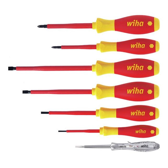 Wiha SoftFinish® electric SL/PH Screwdriver Set, 7 Piece