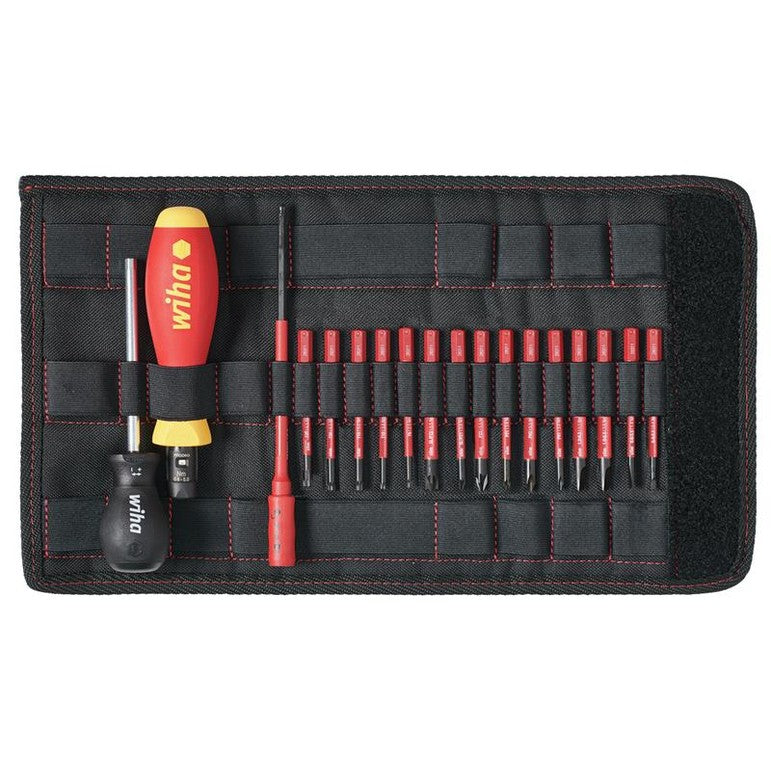 Wiha TorqueVario®-S electric Screwdriver Set, 19 Piece