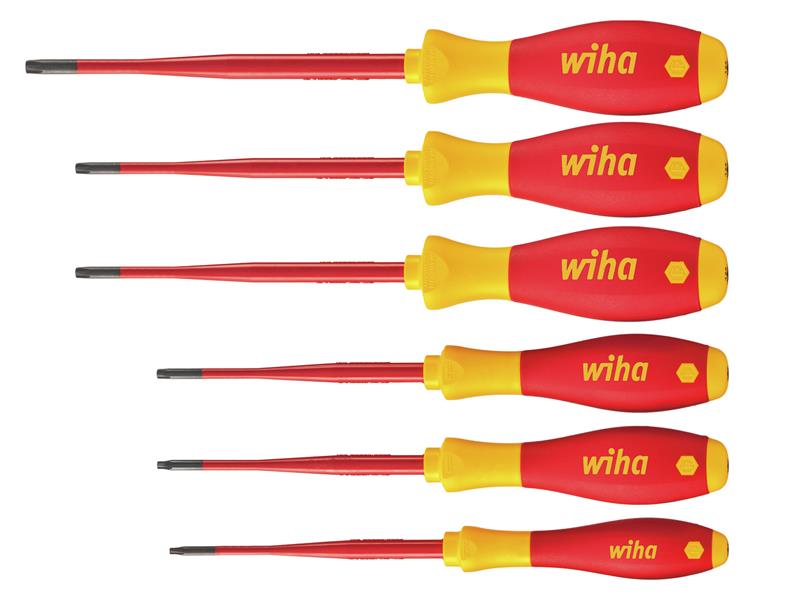 Wiha SoftFinish® electric slimFix TX/TR Screwdriver Set, 6 Piece