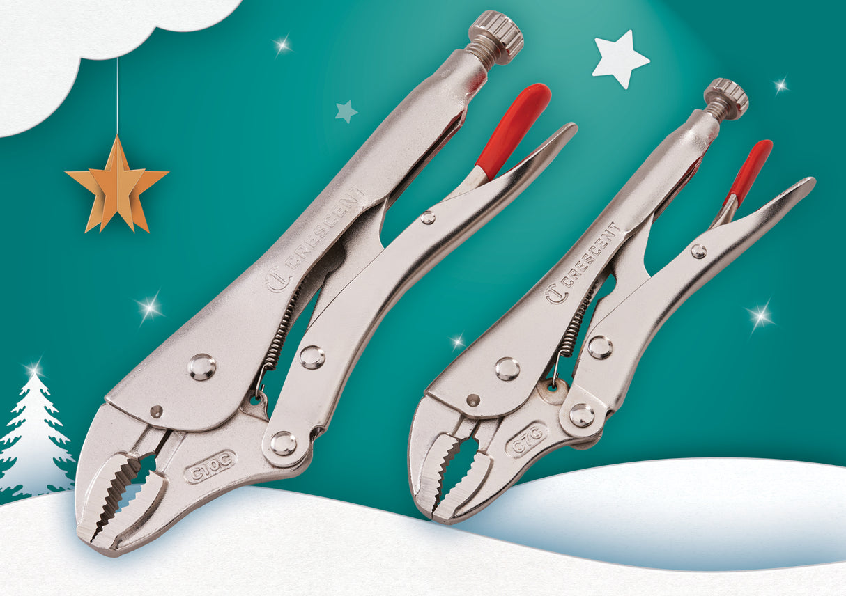 CRESCENT 2 PIECE LOCKING PLIER SET