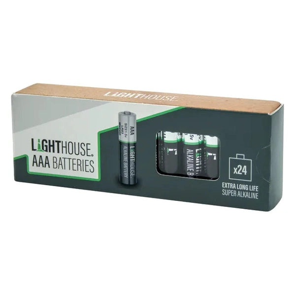 LIGHTHOUSE AAA BATTERY PACK (24 PACK)