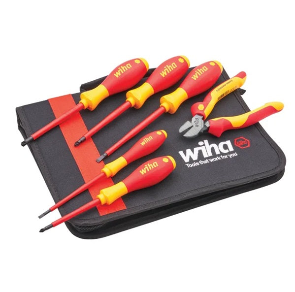 WIHA ELECTRICIANS VDE SCREWDRIVER & PLIER SET