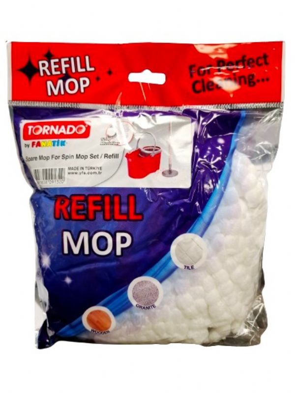 TORNADO SPIN MICROFIBRE MOP HEAD