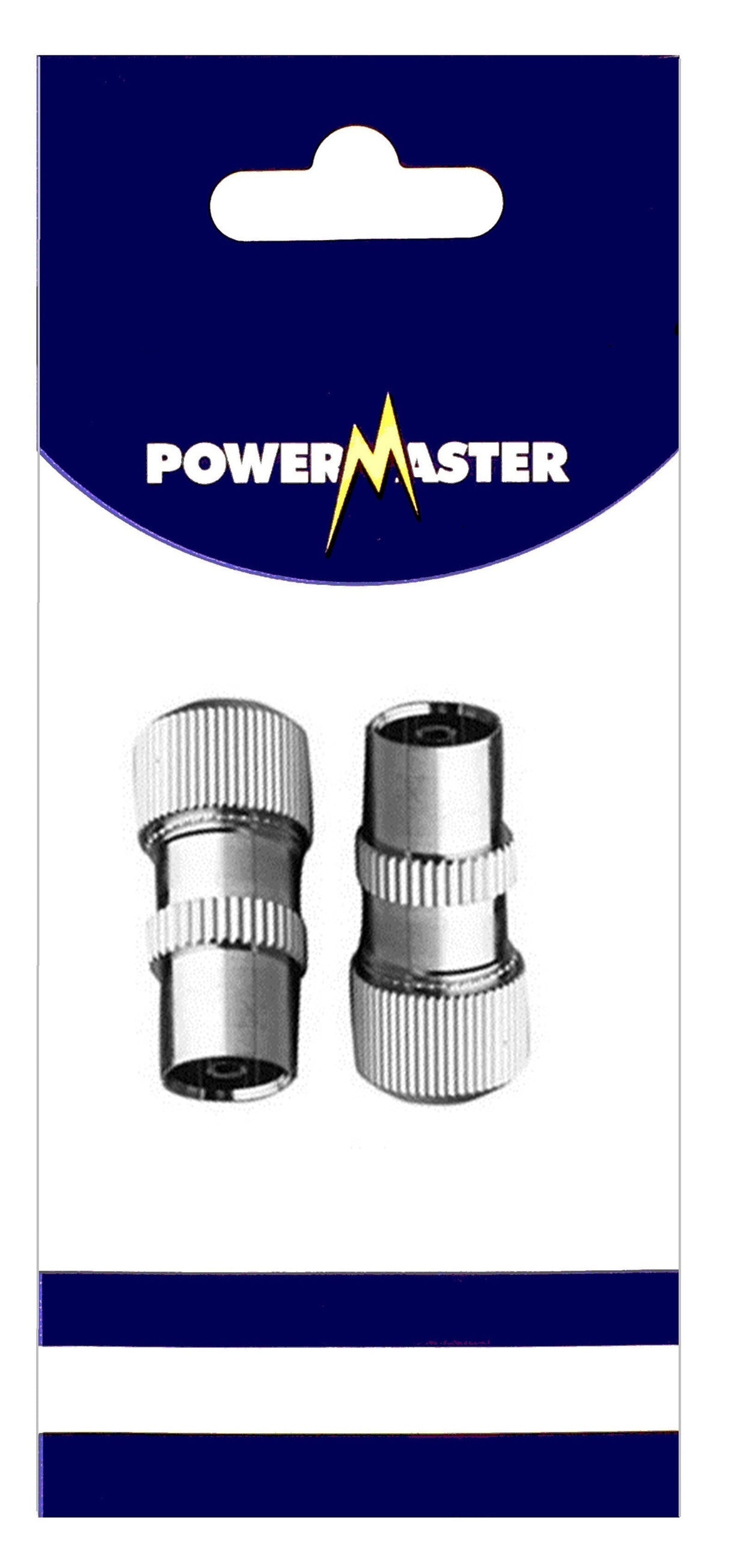 POWERMASTER 2PCE METAL TV PLUG