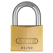ABUS 65 SERIES BRASS 50MM PADLOCK KD CD