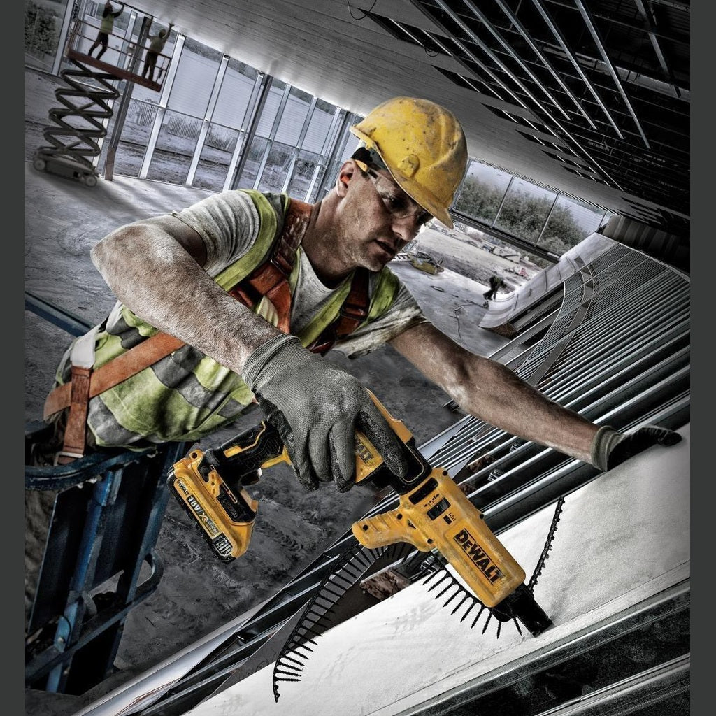 DEWALT 18V COLLATED DRYWALL SCREWDRIVER KIT 2 X 5AH BATTERIES