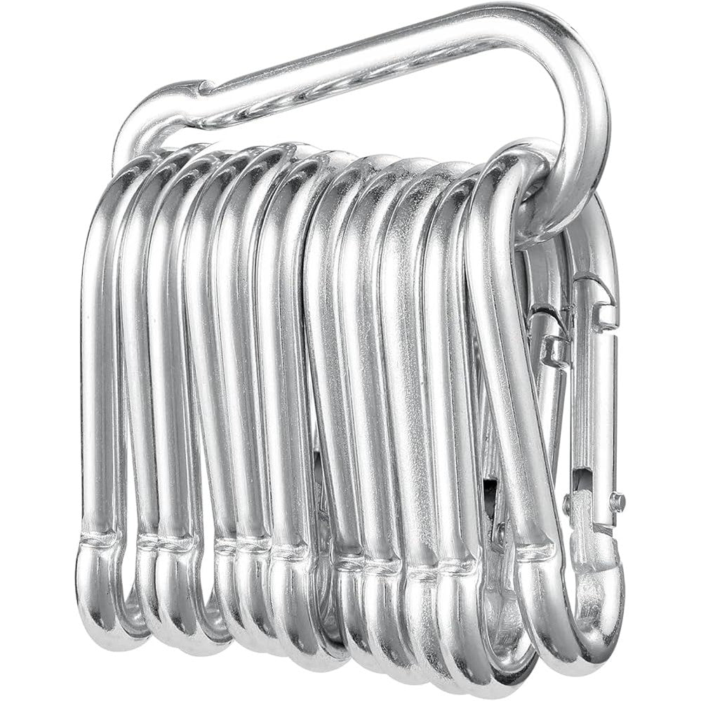 BB-AS210 12PC 50MM CARABINER SET