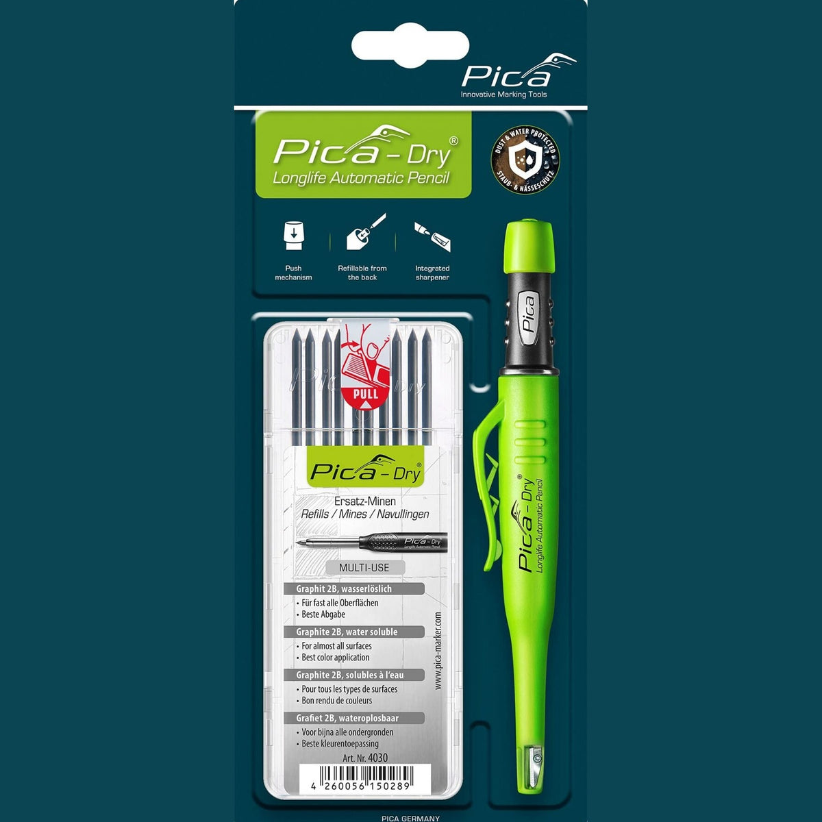 PICA-DRY AUTO PENCIL + REFILLS GRAPHITE