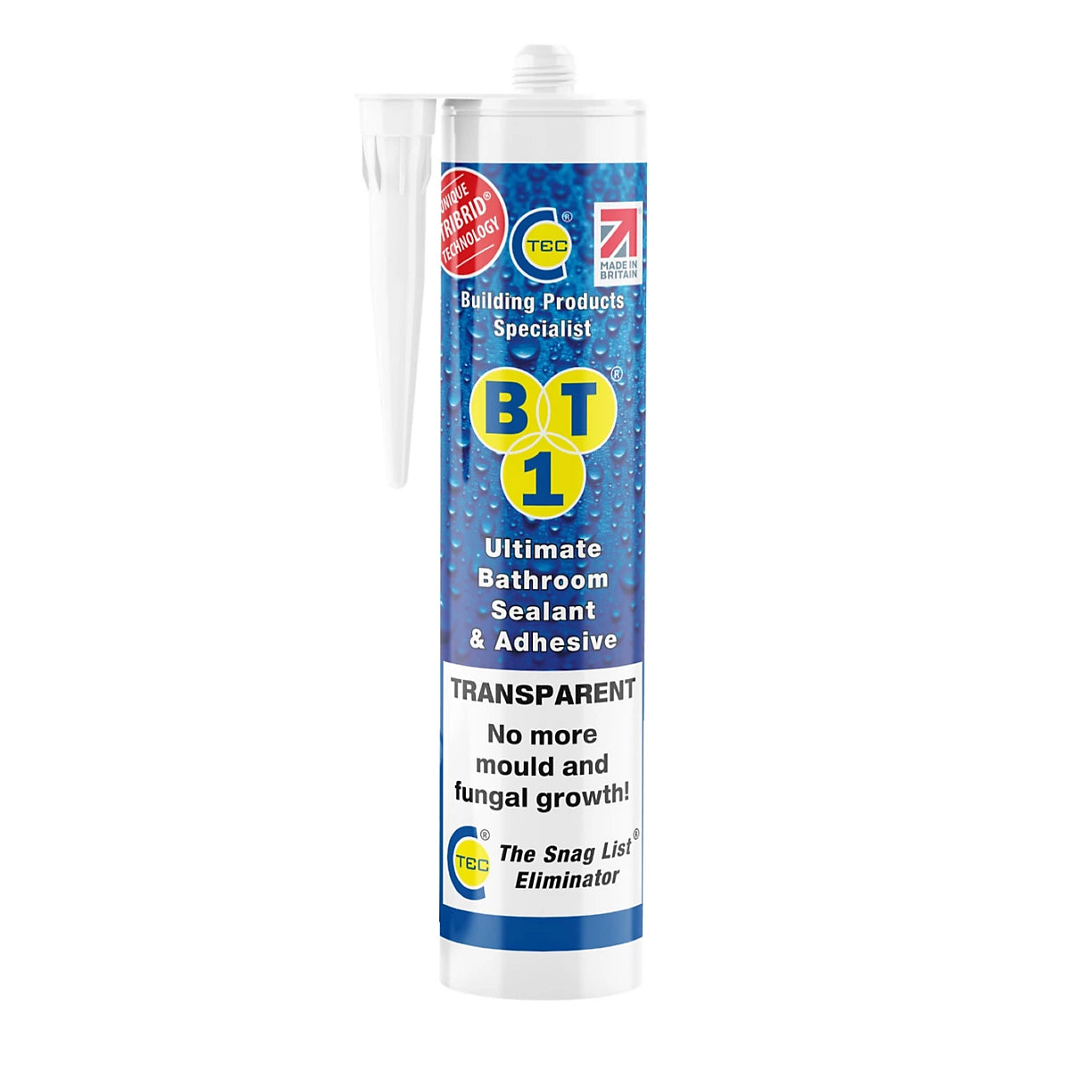 BT1 BATHROOM SEALANT TRANSPARENT 290ML