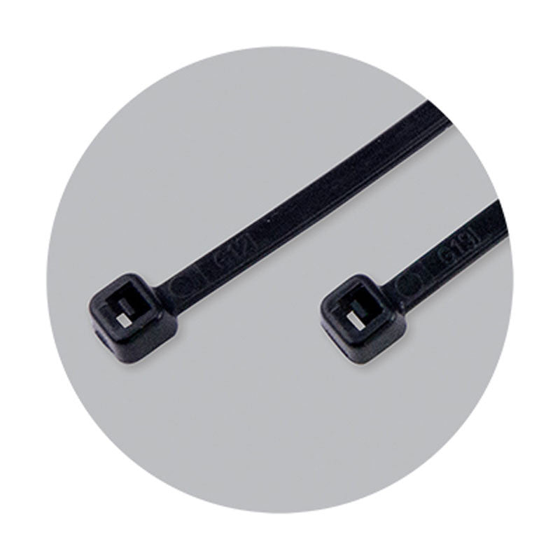 BENMAN CABLE TIES, BLACK, 300MMX3,6MM (100PCS)