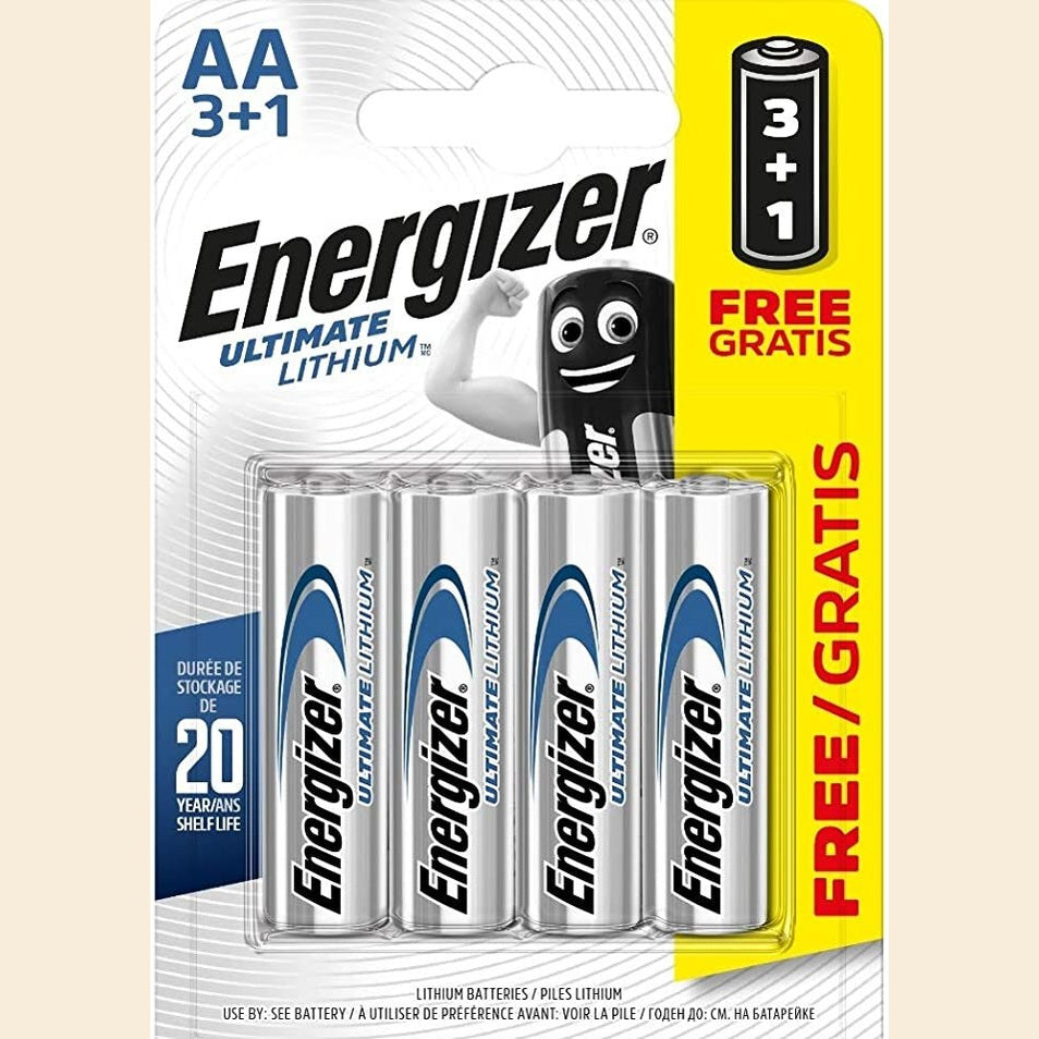 ENERGIZER AA LITHIUM BATTERY (4-PACK)
