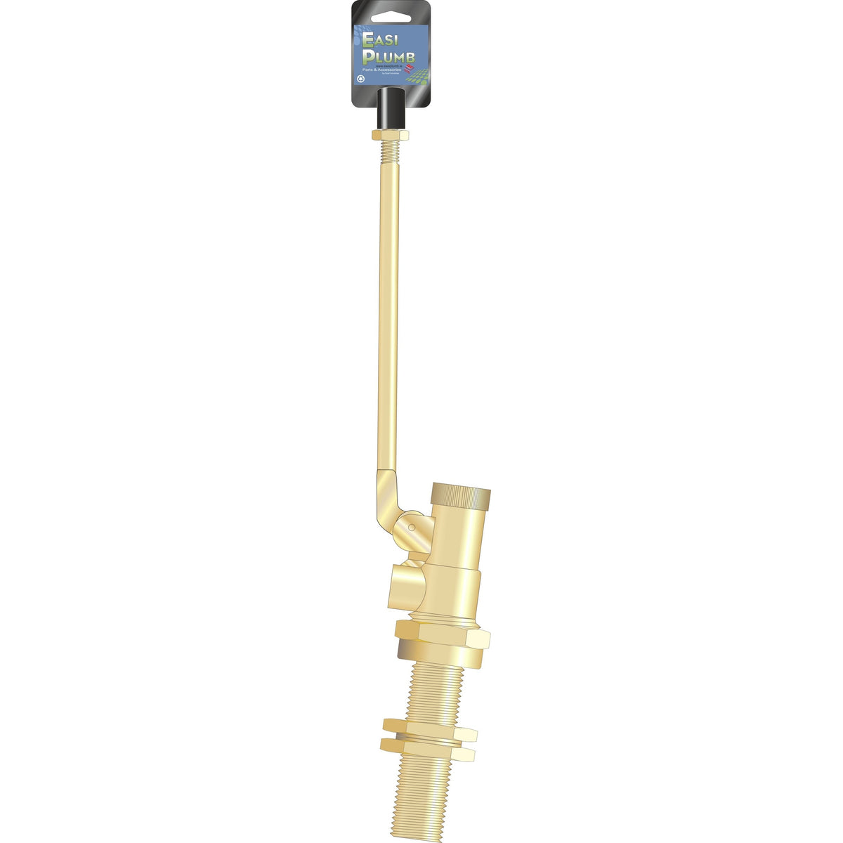 Easy Plumb 1/2" H.P. Brass Ballvalve 3" Tail 6" Lever