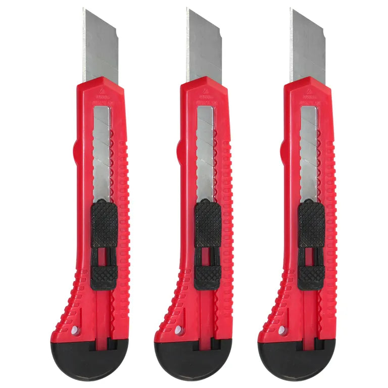 DEKTON 3 PC SNAP OFF KNIFE SET