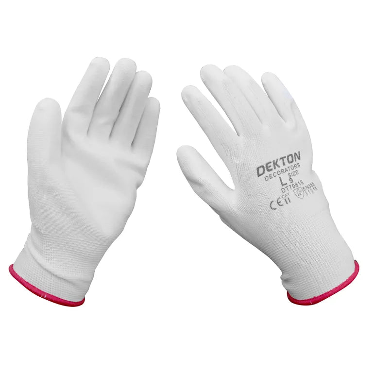 DEKTON SIZE 9/L DECORATORS PU COATED GLOVES